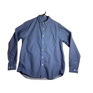 Eddie Bauer Shirt Men's Medium Cotton Button Down Relaxed Fit Flannel Plaid M